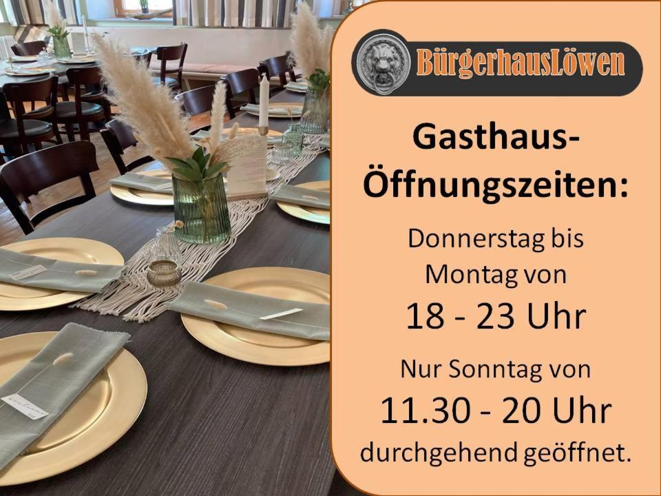 Buergerhausloewen Hotel Philippsburg Kültér fotó